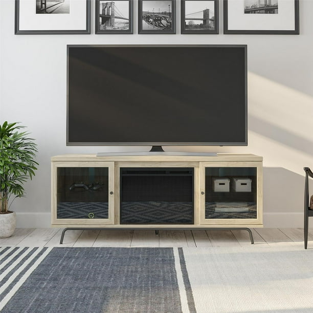 Meuble en coin pour télévision Overland par Ameriwood Home brun