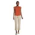 thumbnail image 2 of BCBG PARIS FLUTTER SLEEVE TOP, 2 of 5