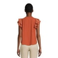 thumbnail image 3 of BCBG PARIS FLUTTER SLEEVE TOP, 3 of 5