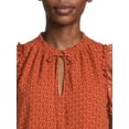 thumbnail image 4 of BCBG PARIS FLUTTER SLEEVE TOP, 4 of 5