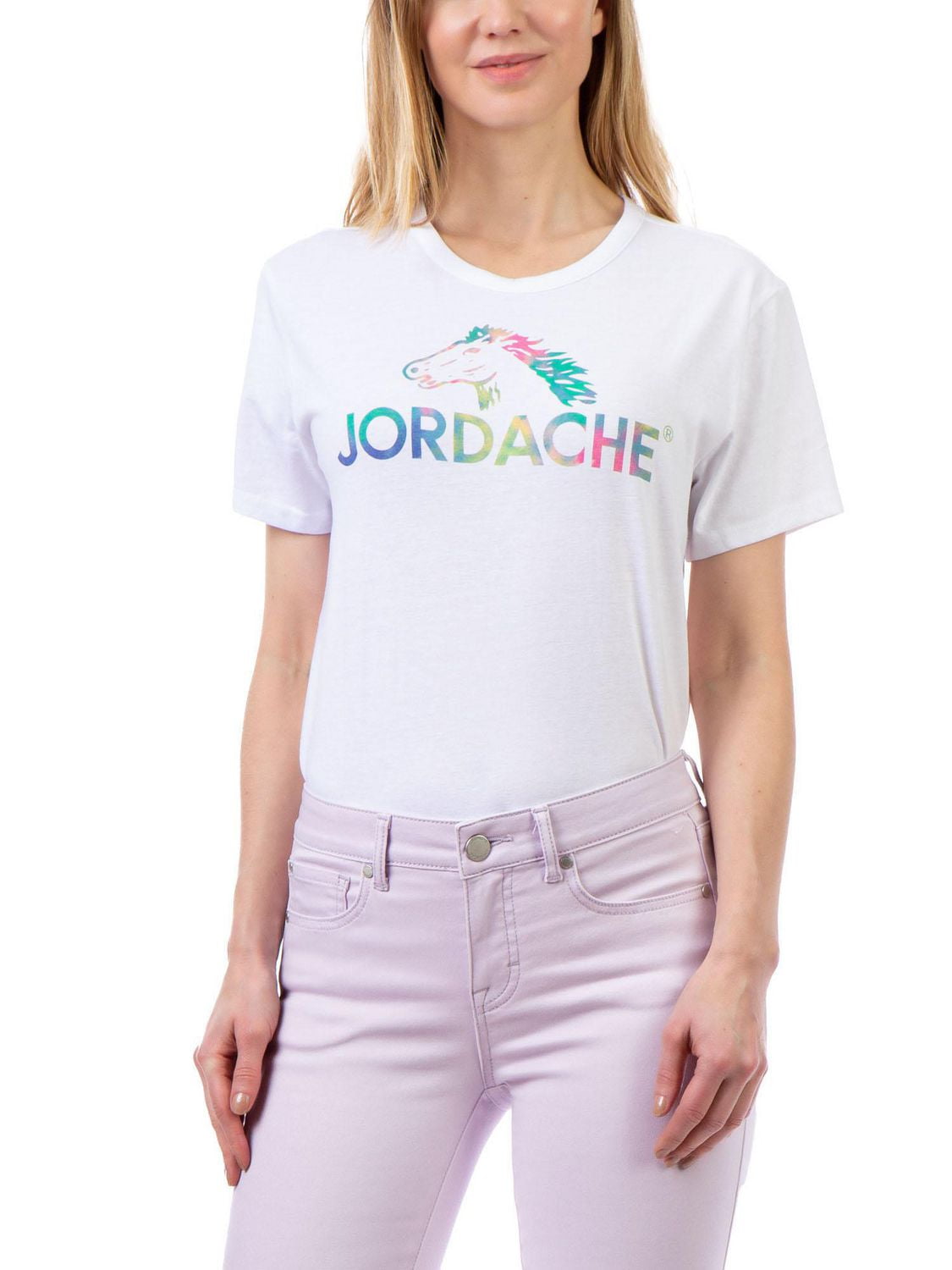T-shirt à logo Jordache pour femme
