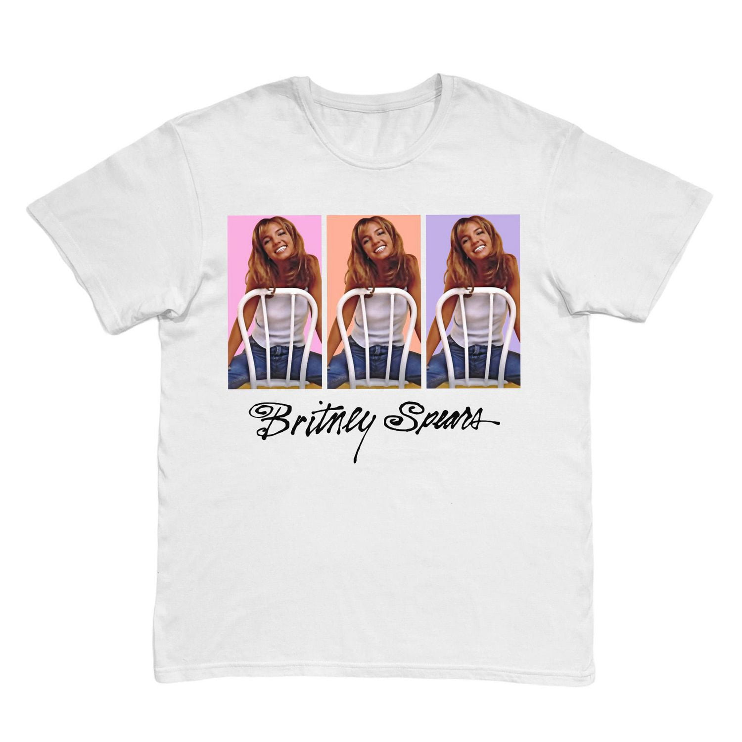 Britney Spears Ladies crew neck T-shirt with short sleeves