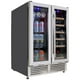 Koolatron - Réfrigérateur à boissons et refroidisseur à vin double compartiment 18 bouteilles et 56 canettes – image 1 sur 9