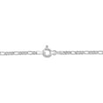 thumbnail image 2 of Collier chaîne Figaro de Miabella en Argent Sterling, 2 of 3