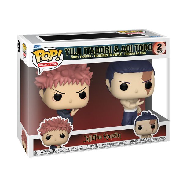 JUJUTSU KAISEN - POP Animation - Itadori & Todo 2 Pack : :  Bobble Head POP Funko JuJuTsu Kaisen