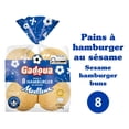 thumbnail image 1 of Gadoua Pains à hamburger au sésame, 1 of 7