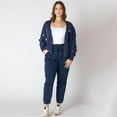 thumbnail image 2 of Devoted Women's Plus Size long sleeve knit cardigan with button-up front, 2 of 5