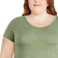 thumbnail image 4 of George Plus Women's V-Neckline Tee, 4 of 6