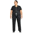 thumbnail image 1 of George Plus Women's Notch Collar Pajamas 2-Piece Set, 1 of 6