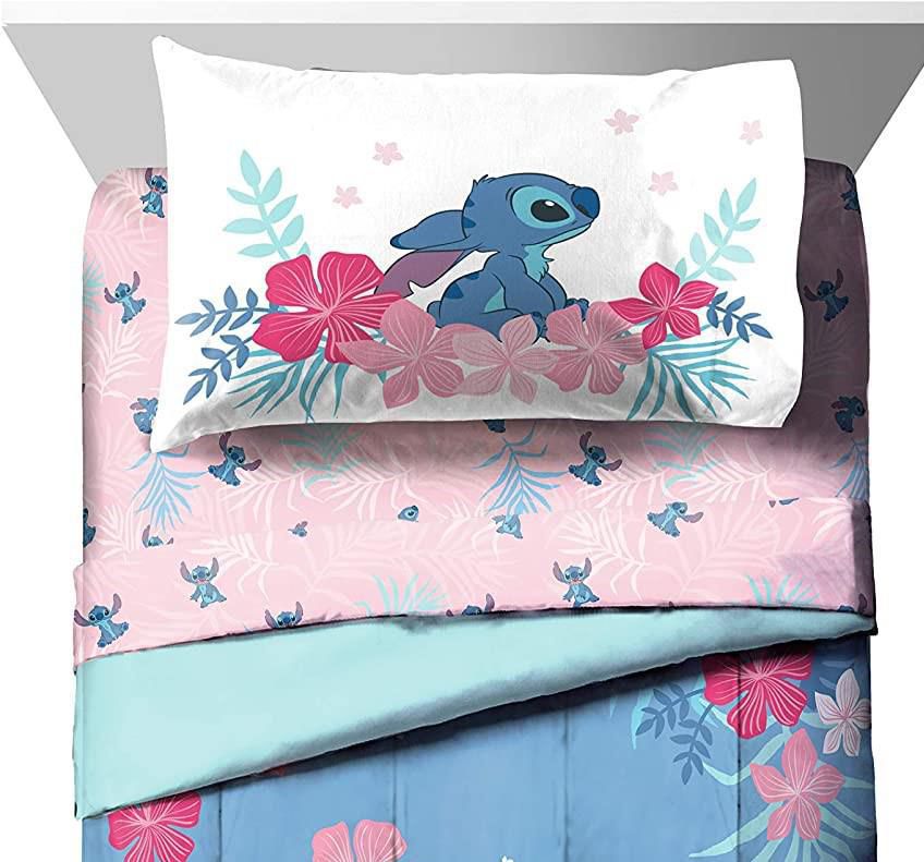 Lilo Stitch Parure de lit pour enfant avec housse de couette et
