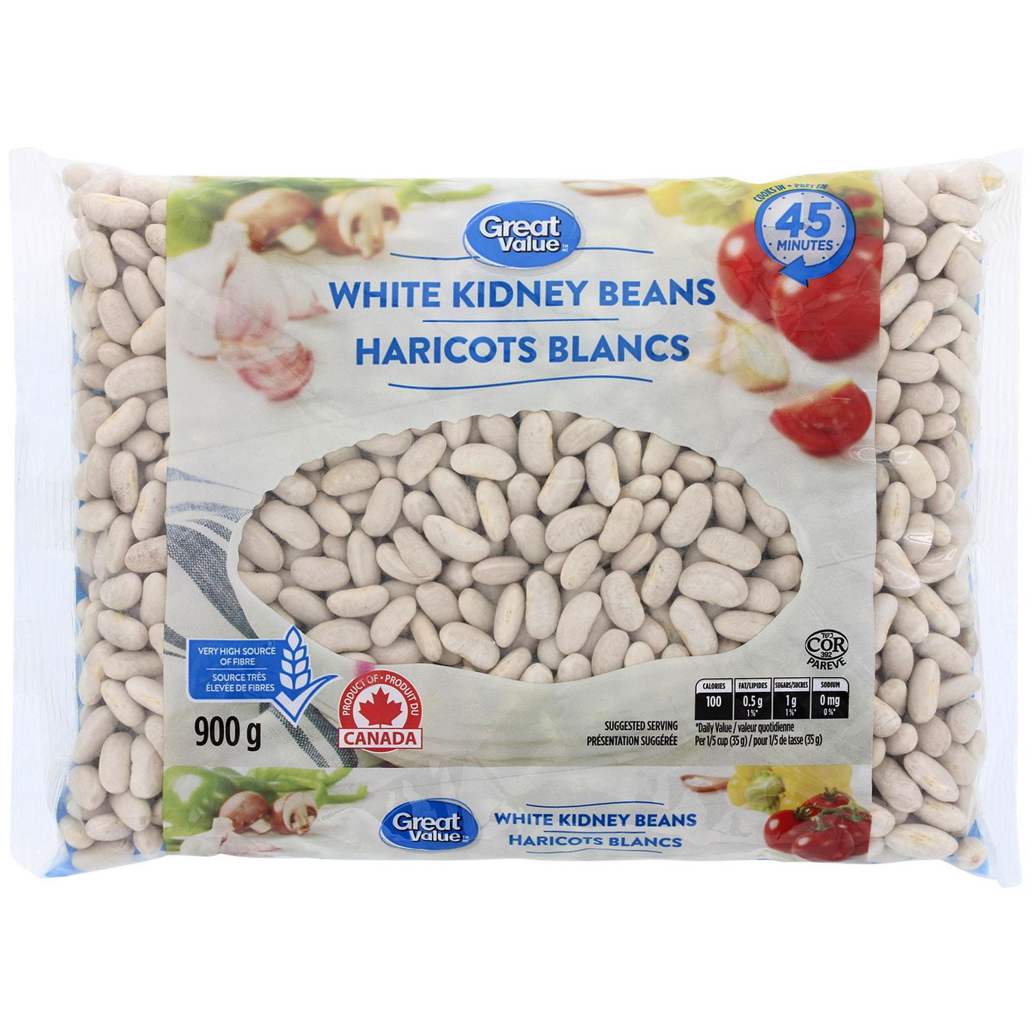 Great Value White Kidney Beans Walmart Canada   6000204875087 