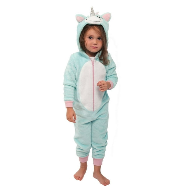Combinaison pyjama avec capuchon personnage licorne marque George pour toutes-petites filles