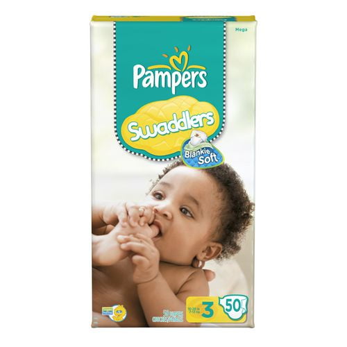 Couches Pampers Swaddlers méga