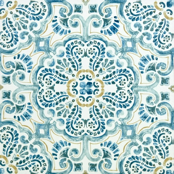 FloorPops Fontaine Peel and Stick Floor Tiles Set of 20