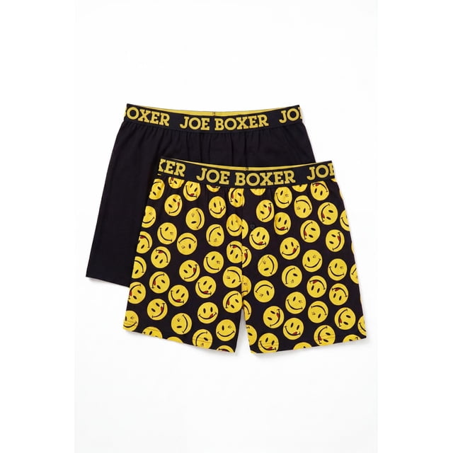 Joe Boxer Men's 2-Pack Novelty Loose Boxer