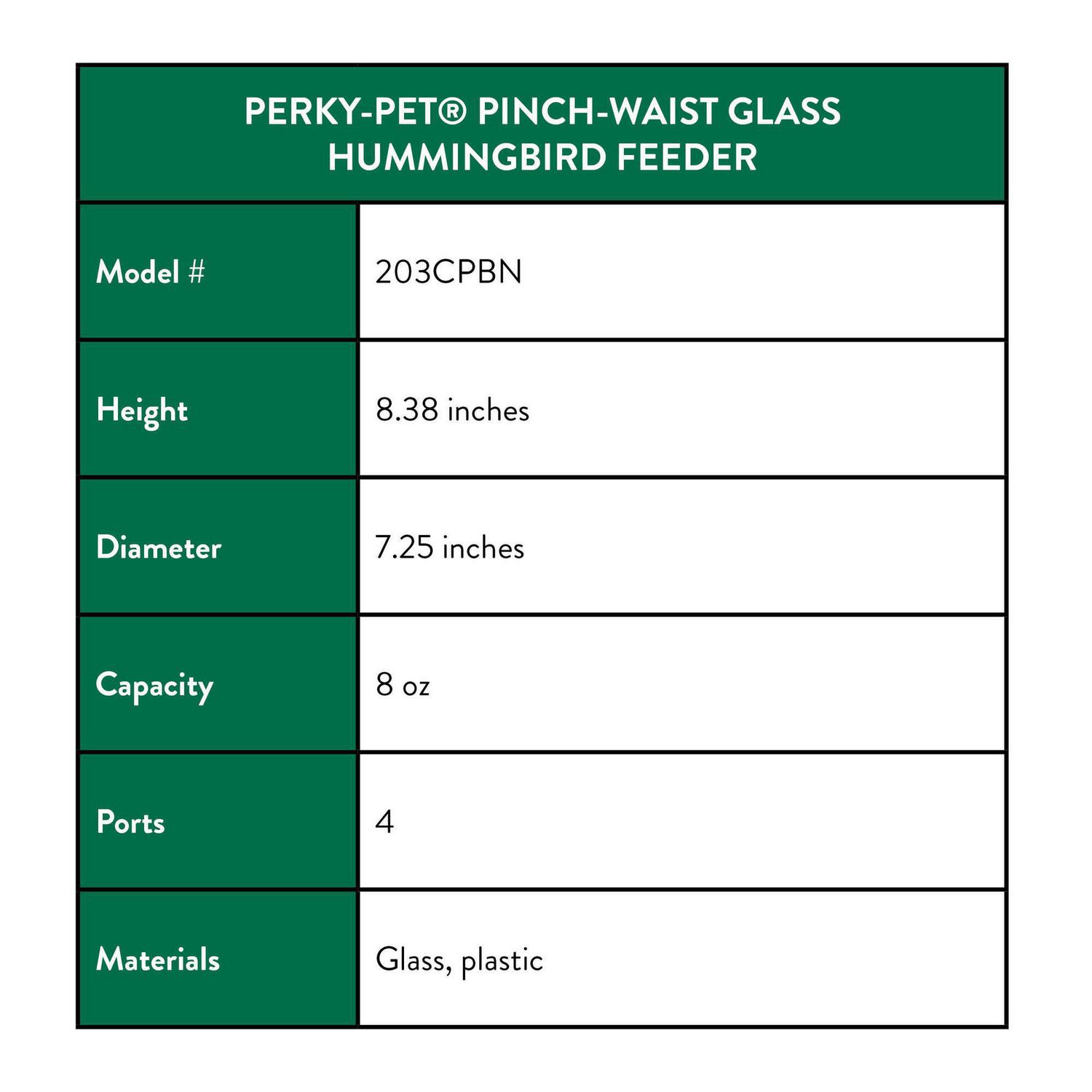 PERKY-PET The Oasis, mangeoire à colibri en plastique – MEUNERIE