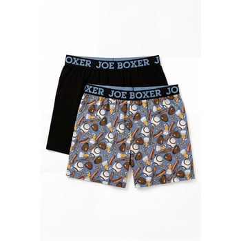 Joe Boxer Men's 2-Pack Novelty Loose Boxer