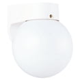 thumbnail image 1 of Aurora Eckler 1-Light White Outdoor Wall Lantern, 1 of 1