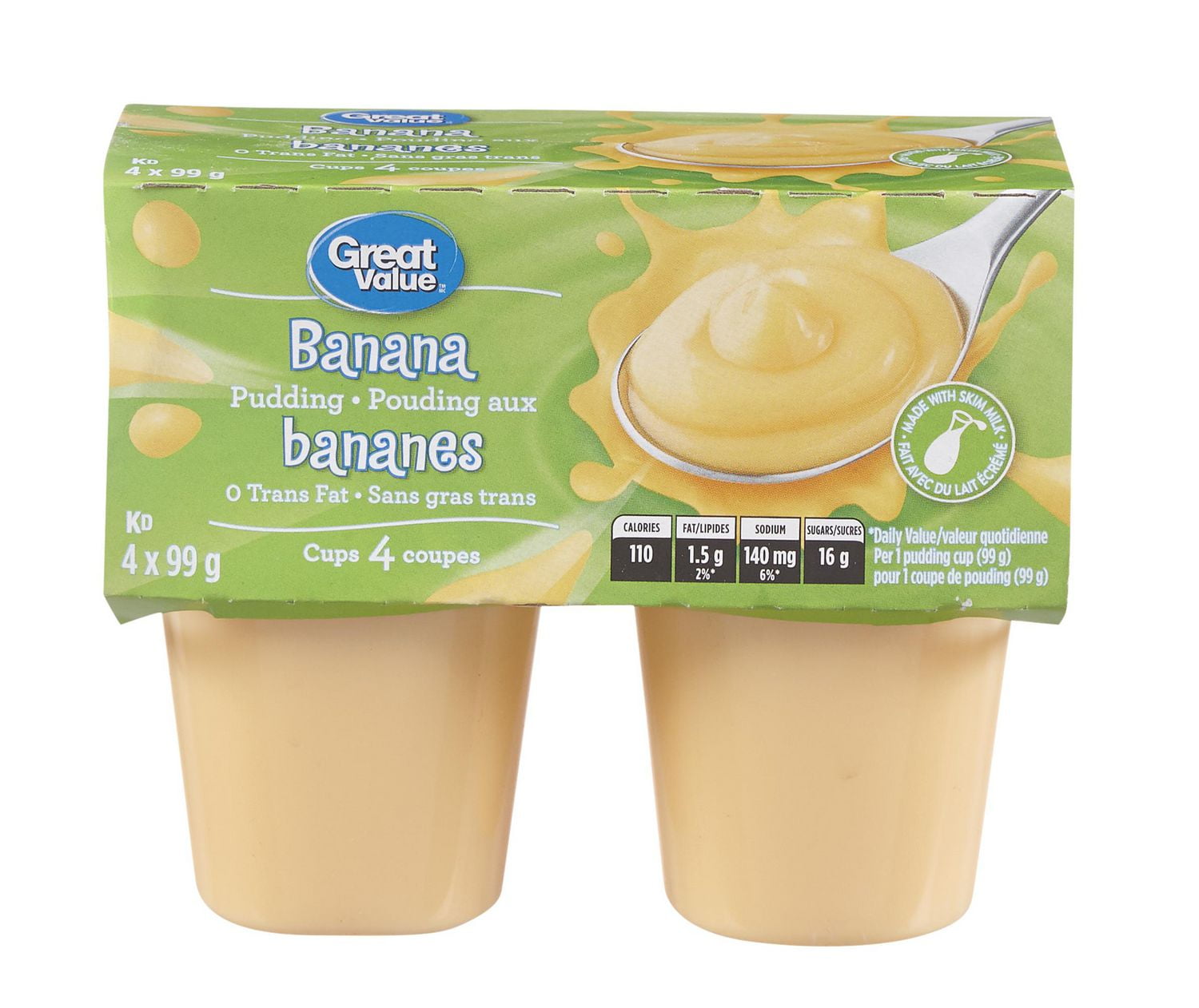 Great Value Banana Pudding Walmart Canada
