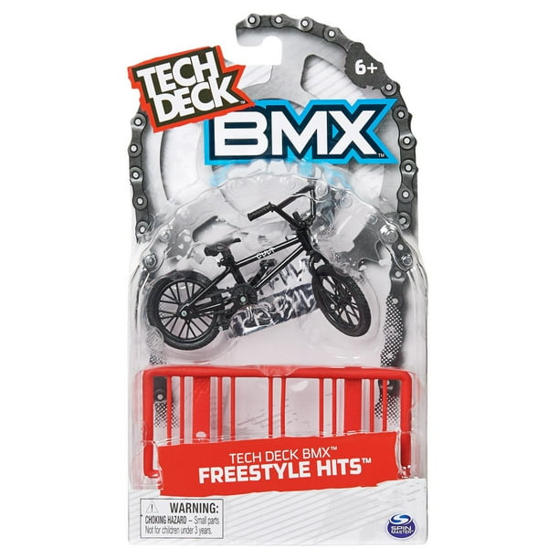 Tech Deck BMX Freestyle Hits, BMX Finger Bike with Bike Rack Obstacle