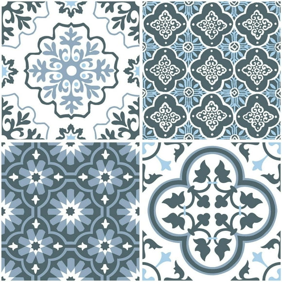 FloorPops Myriad Peel and Stick Floor Tiles Set of 20
