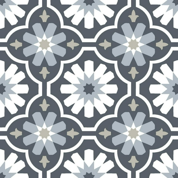 FloorPops Sevilla Peel and Stick Floor Tiles Set of 20