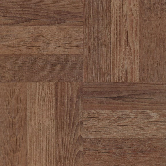 FloorPops Parquet Peel and Stick Floor Tiles Set of 20
