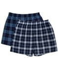 thumbnail image 1 of Stanfield's Men's Premium Cotton Woven Plaid Boxers-2 Pack, 1 of 2