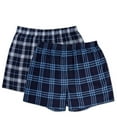 thumbnail image 2 of Stanfield's Men's Premium Cotton Woven Plaid Boxers-2 Pack, 2 of 2