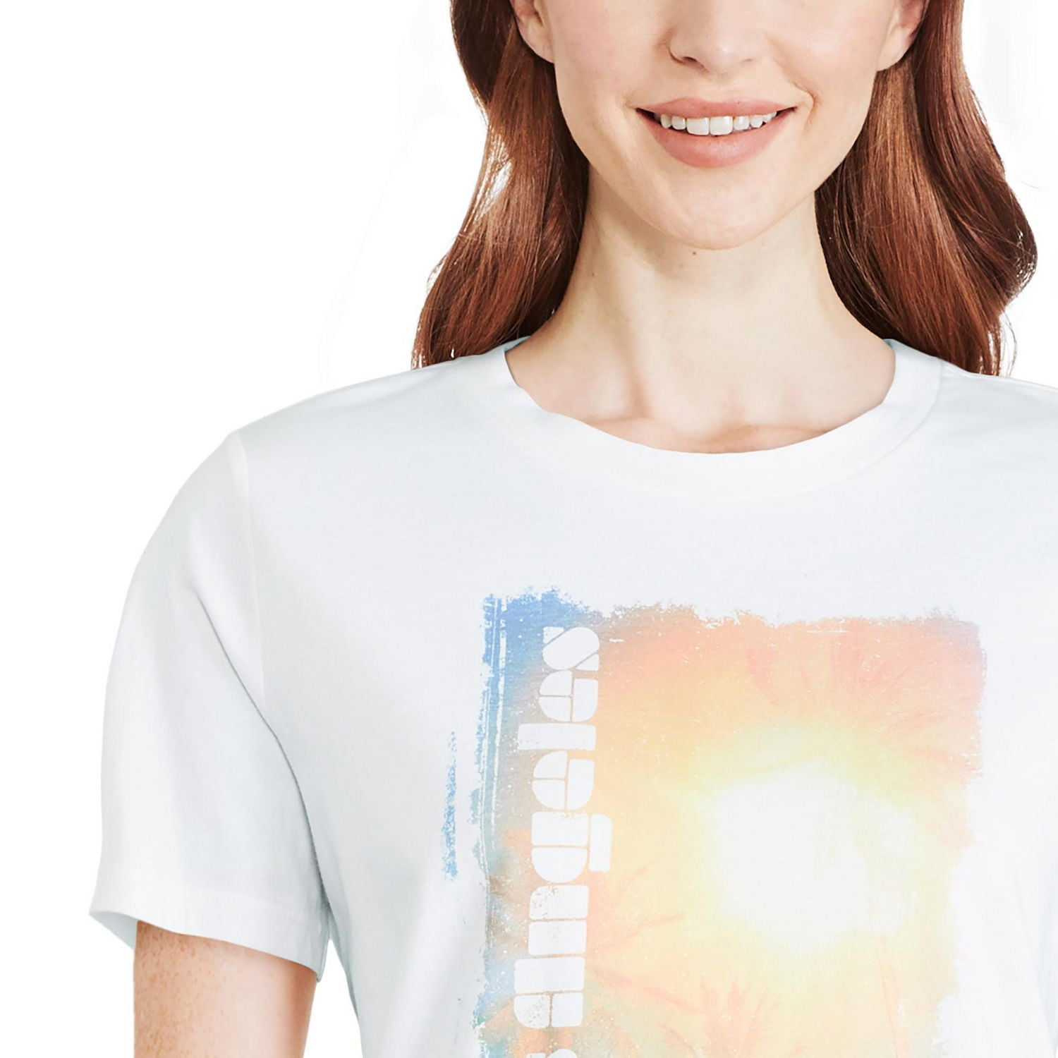 T-shirt à encolure ras du cou George pour femmes Tailles TP–TTG