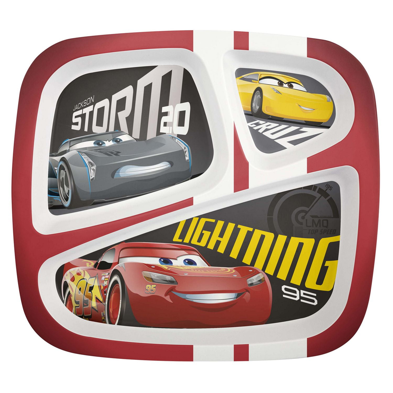 Disney Cars 3 Kids' 3Section Plate Walmart Canada