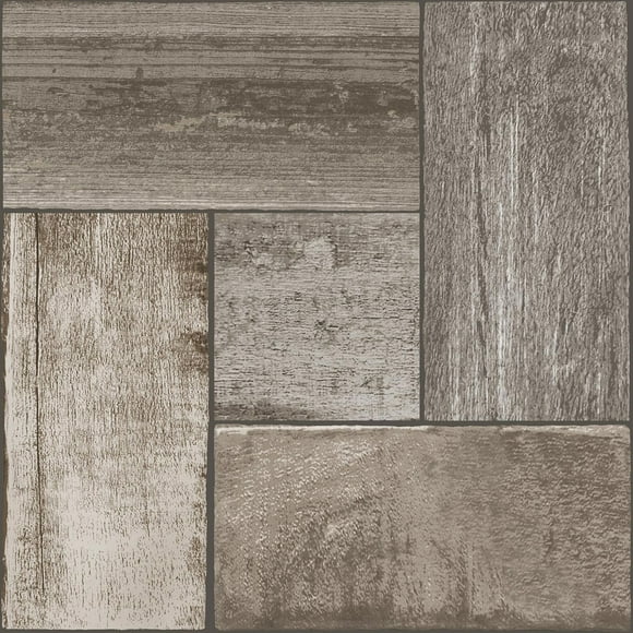 FloorPops Northwoods Peel and Stick Floor Tiles Set of 20