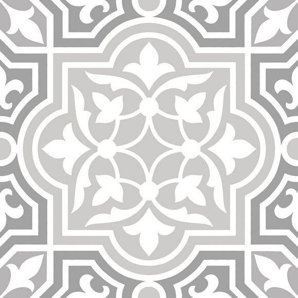 FloorPops Cheverny Peel and Stick Floor Tiles Set of 20