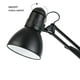 Lampe à bureau en métal Architect Globe Electric à bras pivotant avec grande base noire de 28 po, 5698601 – image 5 sur 7