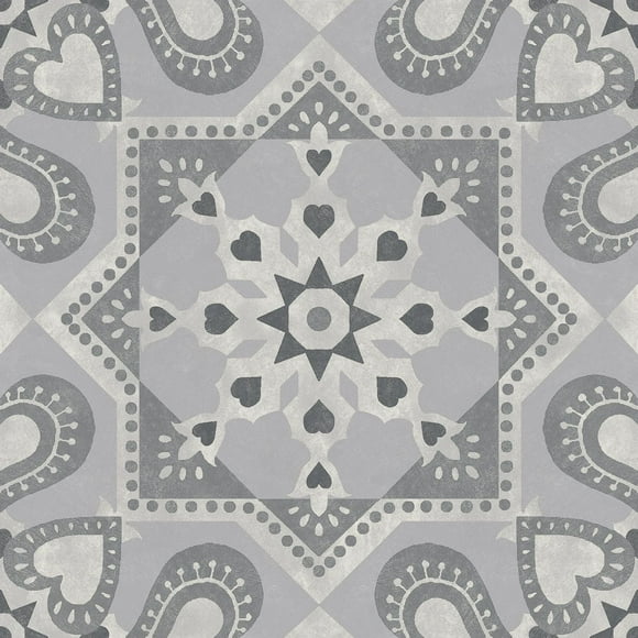 FloorPops Whitney Peel and Stick Floor Tiles Set of 20
