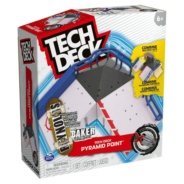 Tech Deck, Nyjah Rail Shredder Skatepark, X-Connect Park Creator, Coffret  rampe personnalisable avec fingerboard exclusif, jouet pour enfants à  partir de 6 ans Tech Deck Coffret rampe 