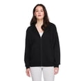 thumbnail image 1 of No Boundaries Women's Oversized Full Zip Hoodie, 1 of 6