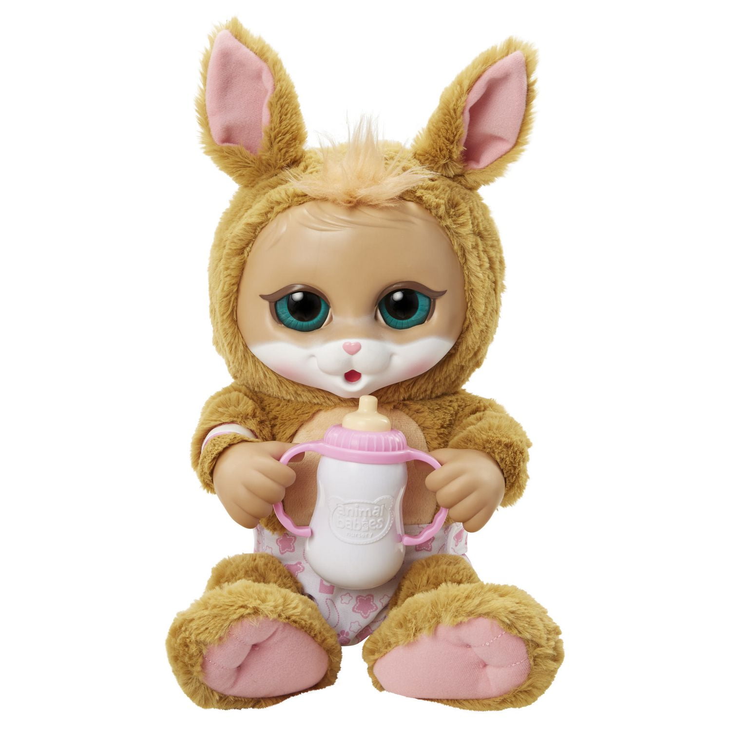 Animal Babies Nursery Deluxe Electronic Plush Toy Baby Kangaroo