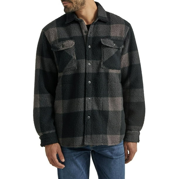 Wrangler Men's Heavyweight Fleece Jacket - Walmart.ca