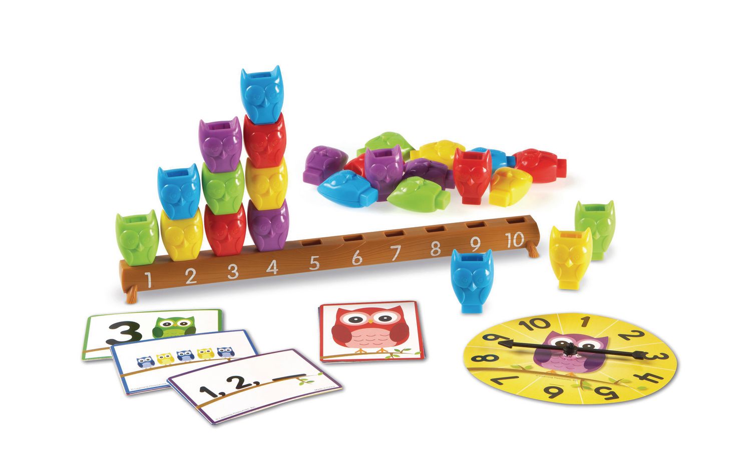 Kit d'activités chouette compter a 1-10, par Learning Resources