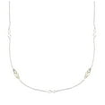 thumbnail image 1 of Quintessential Sterling Silver two tones gold plated Necklace, 1 of 4