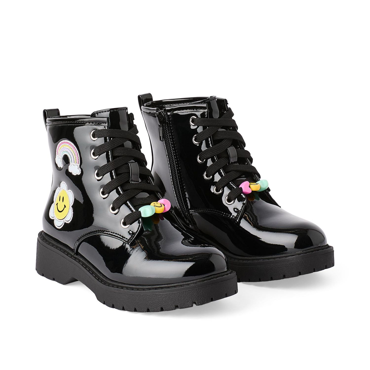 Bottes de combat brodées George pour filles