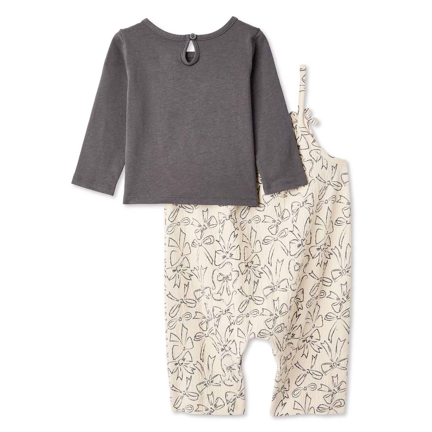 Ensemble 2 pièces avec barboteuse George pour bébés filles