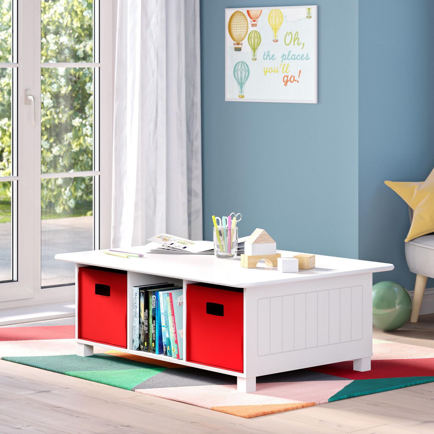 Kids storage play table sale