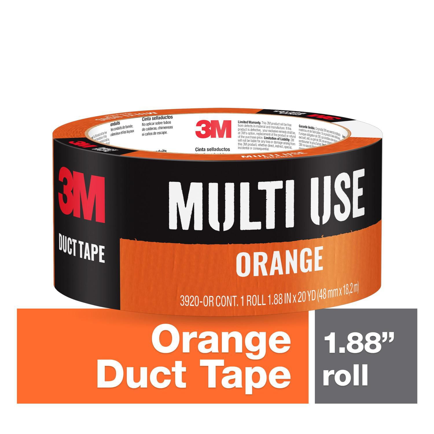 3M™ Orange Duct Tape 3920-OR-6C | Walmart Canada