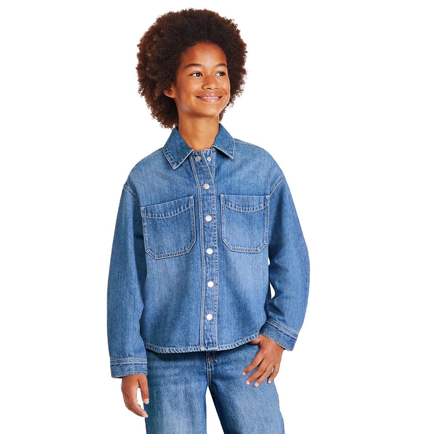 Chemise en denim George pour filles