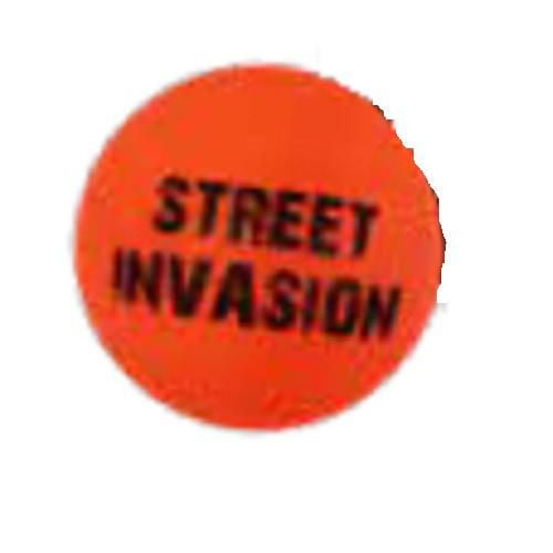 Street Invasion Balle dure orange pour hockey de rue