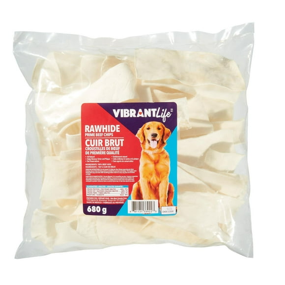 Vibrant Rawhide Chips, Vibrant Life RH Chips, 680g