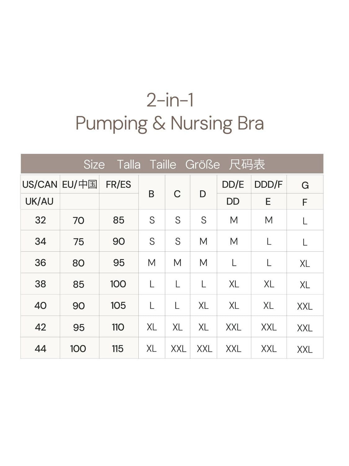 Basics by Bravado Women's 2-in-1 Pumping and Nursing Bra, Sizes S-XXL