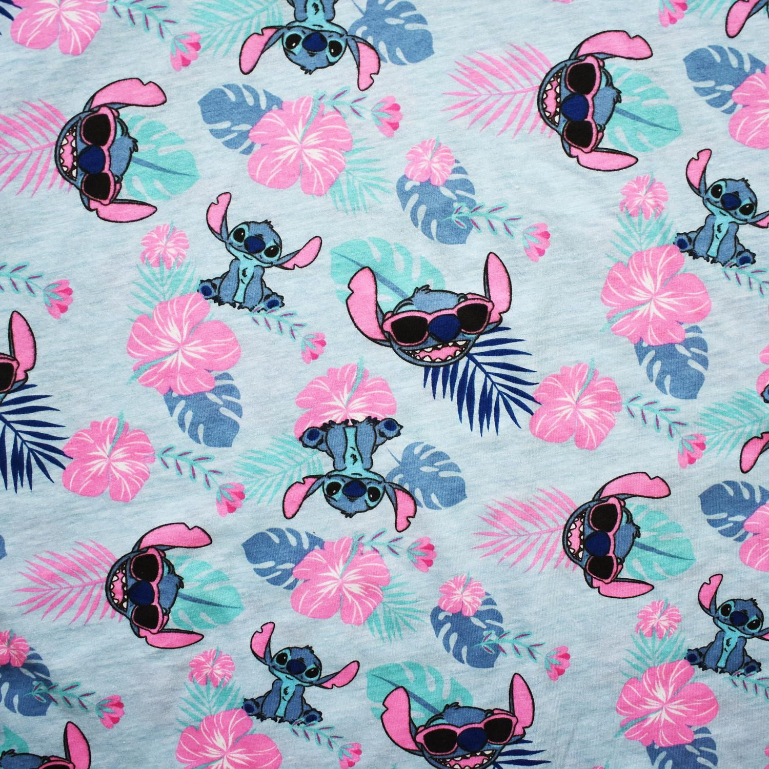 Ladies Disney Lilo & Stitch Vacation Short Sleeve Fashion Top